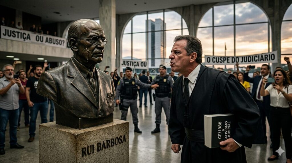 O Abuso de Autoridade Hoje: O Cuspe do Judiciário em Rui Barbosa